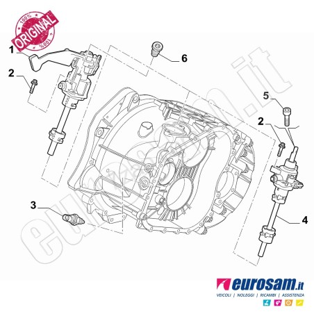 Meccanismo Selettore Cambio Fiat Ducato 06-/ 14- 3.0