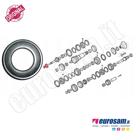 Cuscinetto Cambio Iveco Daily 06- Albero Frizione