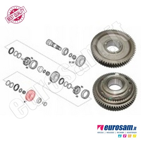 Ingranaggio Cambio Fiat Ducato 06- Albero Secondario 4-Marcia 64/67 Denti