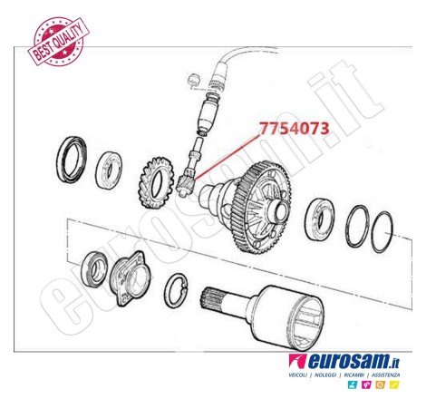 Ingranaggio Cambio Fiat 500...