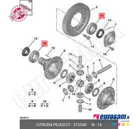 Cuscinetto Cambio Citroen...