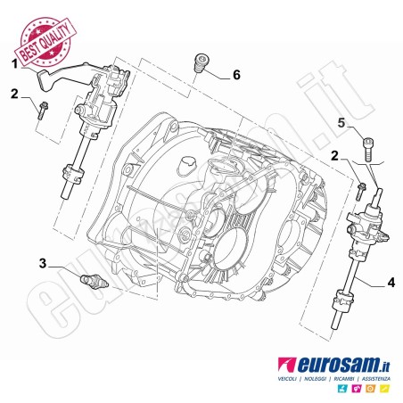 Meccanismo Selettore Cambio Fiat Ducato 06-/ 14- 3.0
