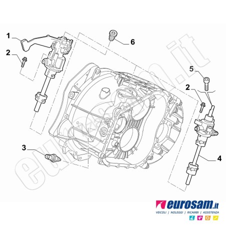 Meccanismo Selettore Cambio Fiat Ducato 06-/ 14- 3.0