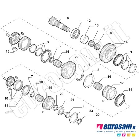 Cuscinetto Cambio Fiat Ducato 14-