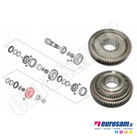 Ingranaggio Cambio Fiat Ducato 06- Albero Secondario 4-Marcia 64/67 Denti