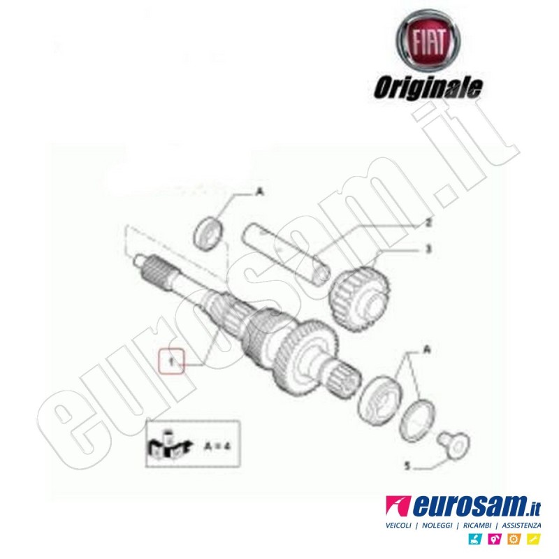 Albero Cambio Primario Citroen Jumper Peugeot Boxer 14- 2.3Hdi 2311.T8
