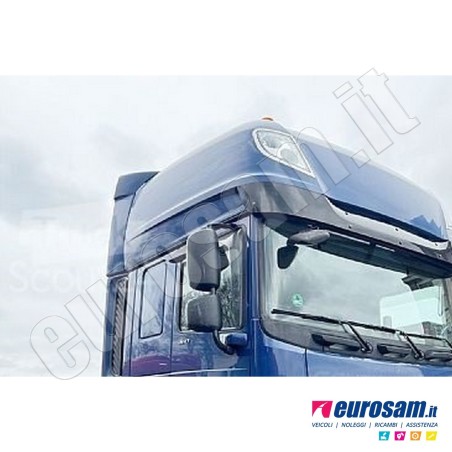Coppia deflettori antiturbo finestrino daf xf106 grigi