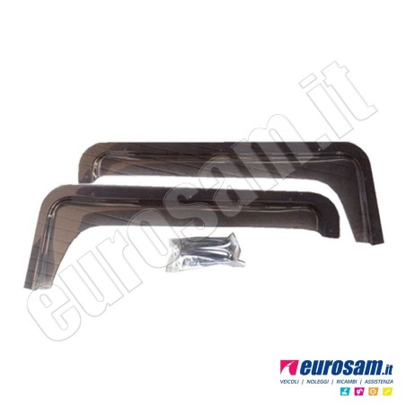 Coppia deflettori antiturbo finestrino scania R 4 serie 5 serie cabina P/G/R 6 serie con clips