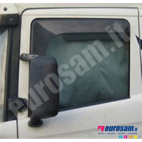 Coppia deflettori antiturbo finestrino scania R 4 serie 5 serie cabina P/G/R 6 serie adesivi e clips