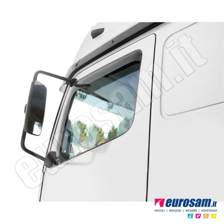 Coppia deflettori antiturbo finestrino daf xf95 xf105 dal 2007 in poi
