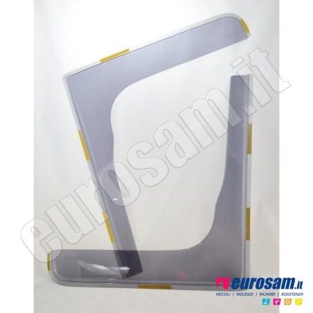 Coppia deflettori antiturbo finestrino daf xf95 xf105 dal 2007 in poi adesivi e clips