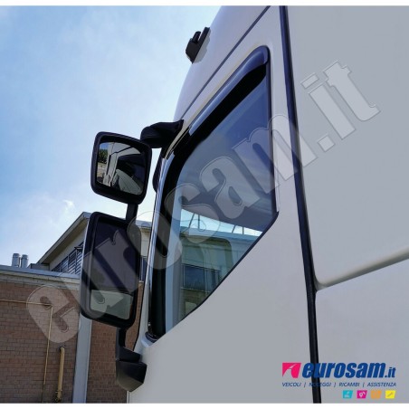 Coppia deflettori antiturbo finestrino Renault Serie T Euro 6 adesivi