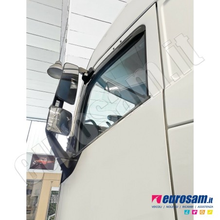 Coppia deflettori antiturbo finestrino volvo FH13 FH4 FM4 FH5 fumè