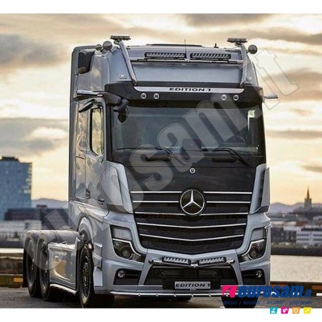 Coppia deflettori antiturbo finestrino Mercedes Actros Mp4 MP5 adesivi