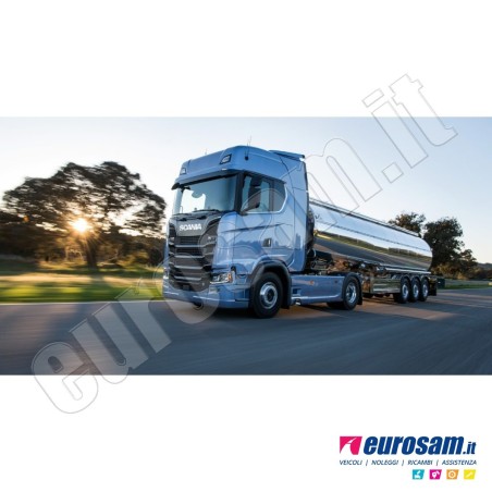 Coppia deflettori antiturbo finestrino scania serie s/r 2016 r
