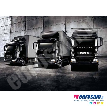 Coppia deflettori antiturbo finestrino Iveco Eurotech tutti i tipi fumè