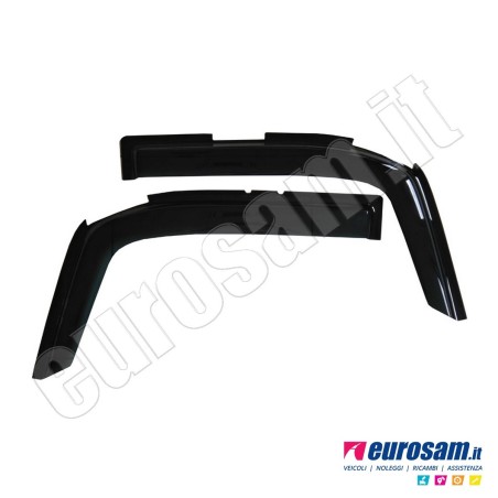 Coppia deflettori antiturbo finestrino volvo FH4 FMX FM4 FM5 FH5 adesivi