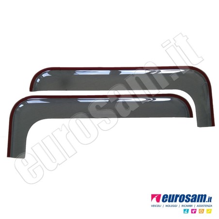 Coppia deflettori antiturbo finestrino fumè Scania 7 serie P XT S 2016- NTG