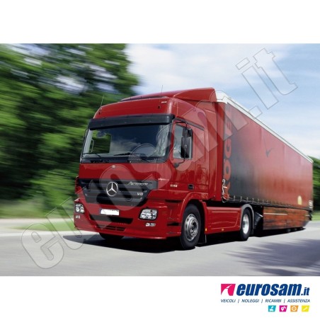 Coppia deflettori antiturbo finestrino Mercedes actros MP2 MP3 fumè c/clips