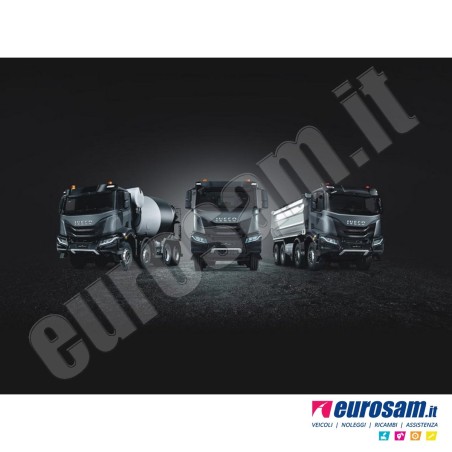 Coppia deflettori antiturbo finestrino Iveco S-Way AD AT AS T-Way X-Way