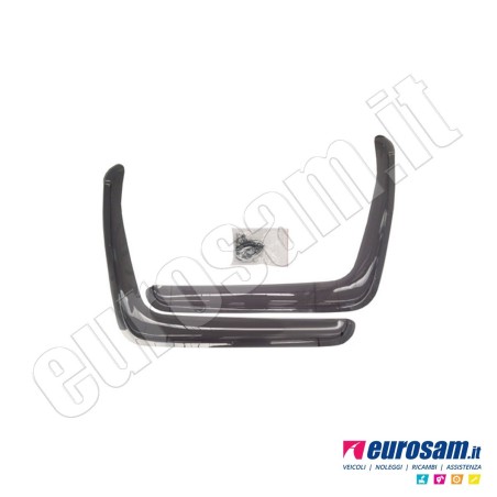 Coppia deflettori antiturbo finestrino man tgx tga tgm tgl dal 2001 in poi con clips