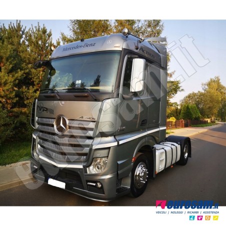 Coppia deflettori antiturbo finestrino Mercedes Actros MP4 MP5 con striscia adesiva