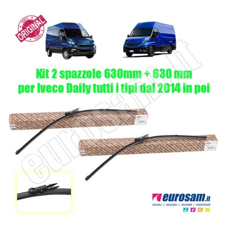 Coppia spazzole tergicristallo Iveco Daily dal 2014 in poi