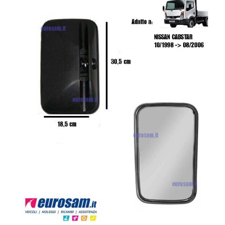 Coppa specchio destra sinistra Nissan Cabstar dal 1998 al 2006 manuale