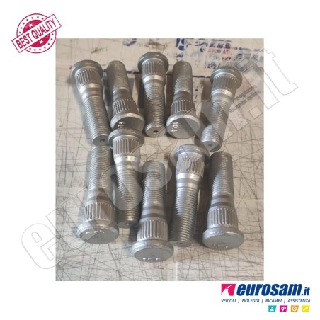 Colonnetta ruota posteriore m16x1,5 lunghezza 64 Nissan Cabstar 110 120 confezione 10 pezzi