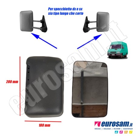 Coppa per specchio specchietto destro sinistro Iveco New daily dal 90 al 99