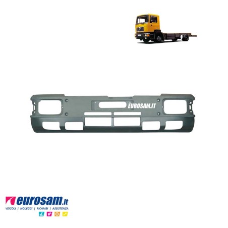 paraurti anteriore man f90 m90 con spoiler e 4 fori fendinebbia