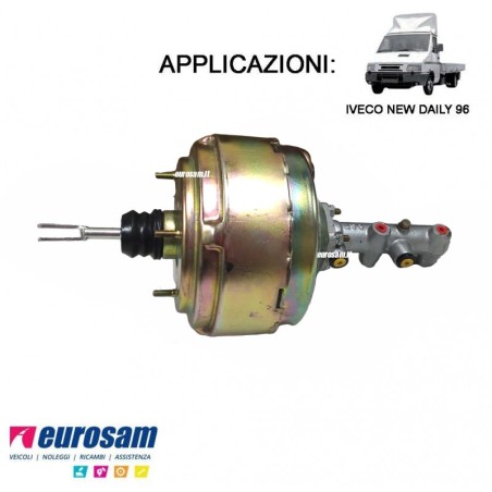 Servofreno idraulico iveco new daily 1996 35.10 35.12 49.12 completo di pompa freno