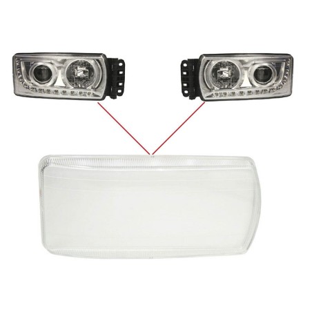 vetro per faro a led destro e sinistro iveco eurocargo stralis trakker Astra HD9