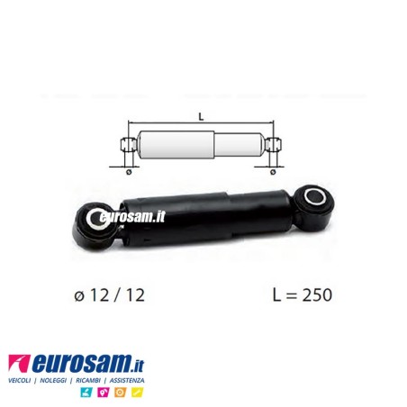 ammortizzatore cabina anteriore iveco eurocargo tector
