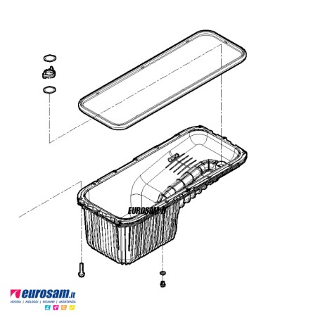 coppa olio motore iveco stralis euro 6 motore f3hf-