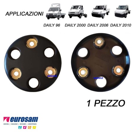 anello copriruota anteriore chiuso iveco daily in plastica