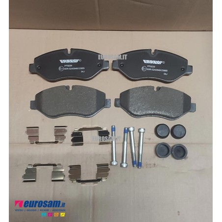 serie pasticche freno per autocarro iveco: daily 2000 65c11.13.15 - impianto frenante brembo