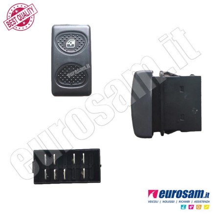 Pulsante comando alzavetro alzacristallo destro sinistro Iveco Eurocargo tector Euro 4