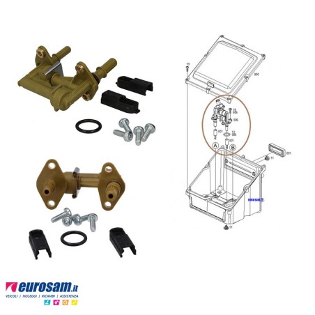 Valvola riparazione dosaggio modulo adblue urea denox 2 Iveco Eurocargo Stralis renault volvo