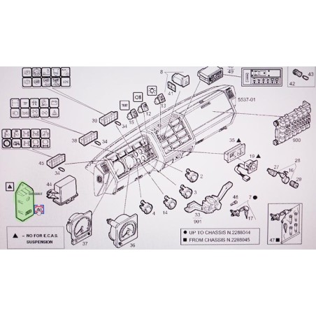 Lampeggiatore luci statico carico 24v iveco eurocargo trakker cursor