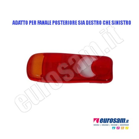 Trasparente lente fanale posteriore dx sx Iveco Eurocargo tector dal 2008 in poi