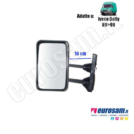braccio specchio completo sx per iveco daily