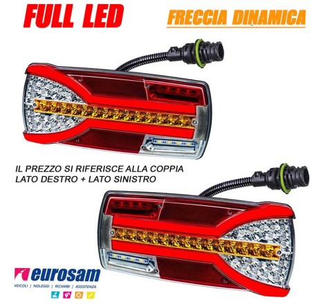 Coppia Fanali Full LED Neon...