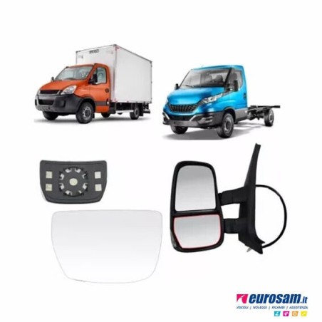vetro inferiore specchio retrovisore sx iveco daily 06-