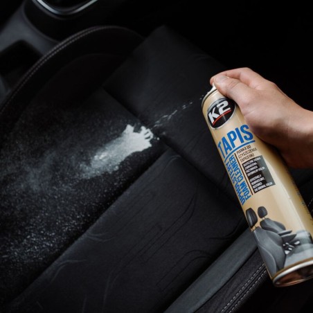 spray pulizia sedili lava moquette tappeti sedili seggiolini universale 600 ml k2 tapis