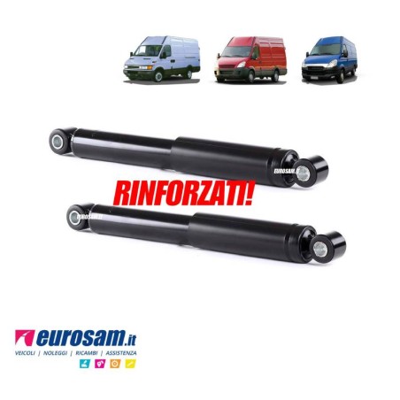 Coppia ammortizzatori anteriori rinforzati Iveco Daily 35C 40C 50C 2000-2012