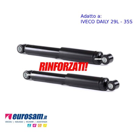 Coppia ammortizzatori anteriori rinforzati Iveco Daily 29L 35S dal 2000 in poi