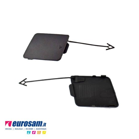 Tappo sinistro su paraurti anteriore Man Tgx Euro 6 Nero