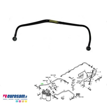 tubo gasolio iveco stralis - cursor