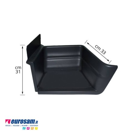 Pedana Salita Lato Sinistro (SX) per Iveco Eurocargo Tector 160-180 - Fino al 2008 | Grigio IC443